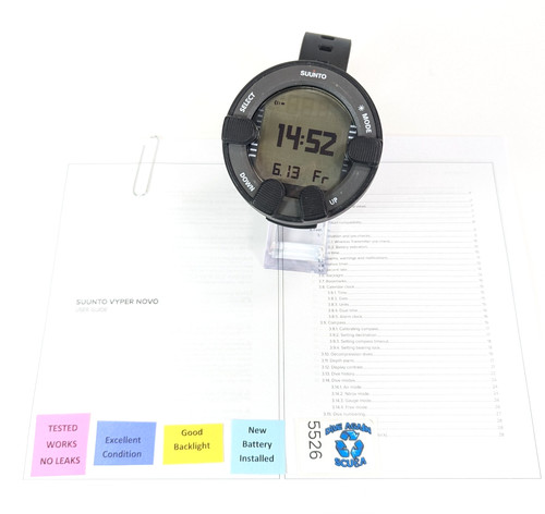 Suunto vyper novo - wrist, scuba